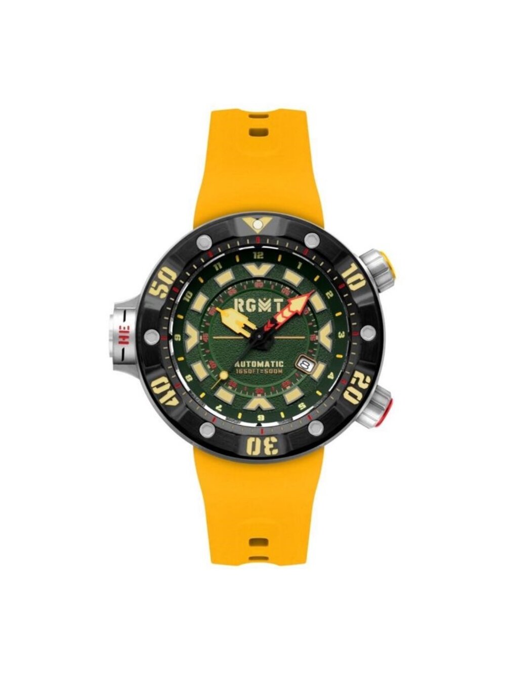 NWT Rgmt Depth Charge Green Dial Men's Watch